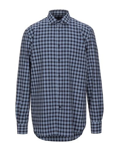 Man Shirt Midnight blue Size 15 Cotton