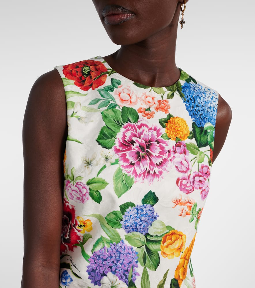 Floral cotton minidress