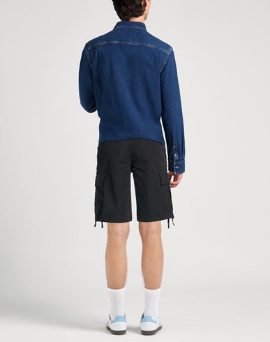 Man Shorts & Bermuda Shorts Black Size M Cotton