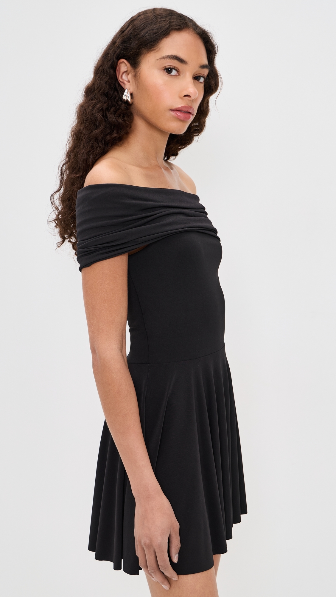 Flared Pickleball Dress Black