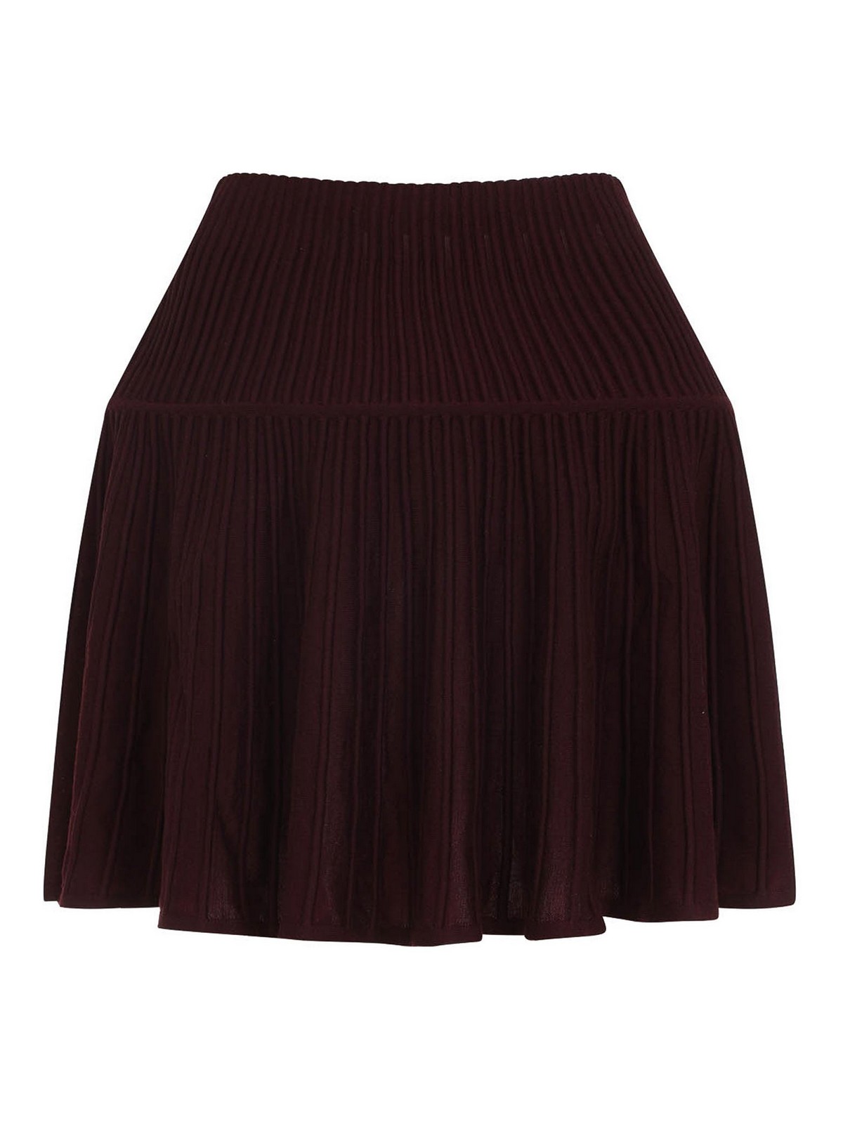 Alaïa - high waist a line crinoline skirt
