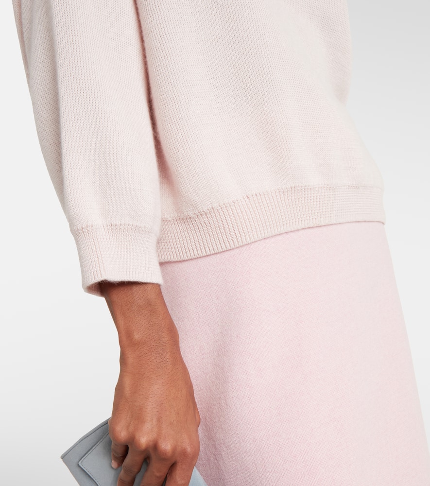 Sabina cashmere and mohair sweater