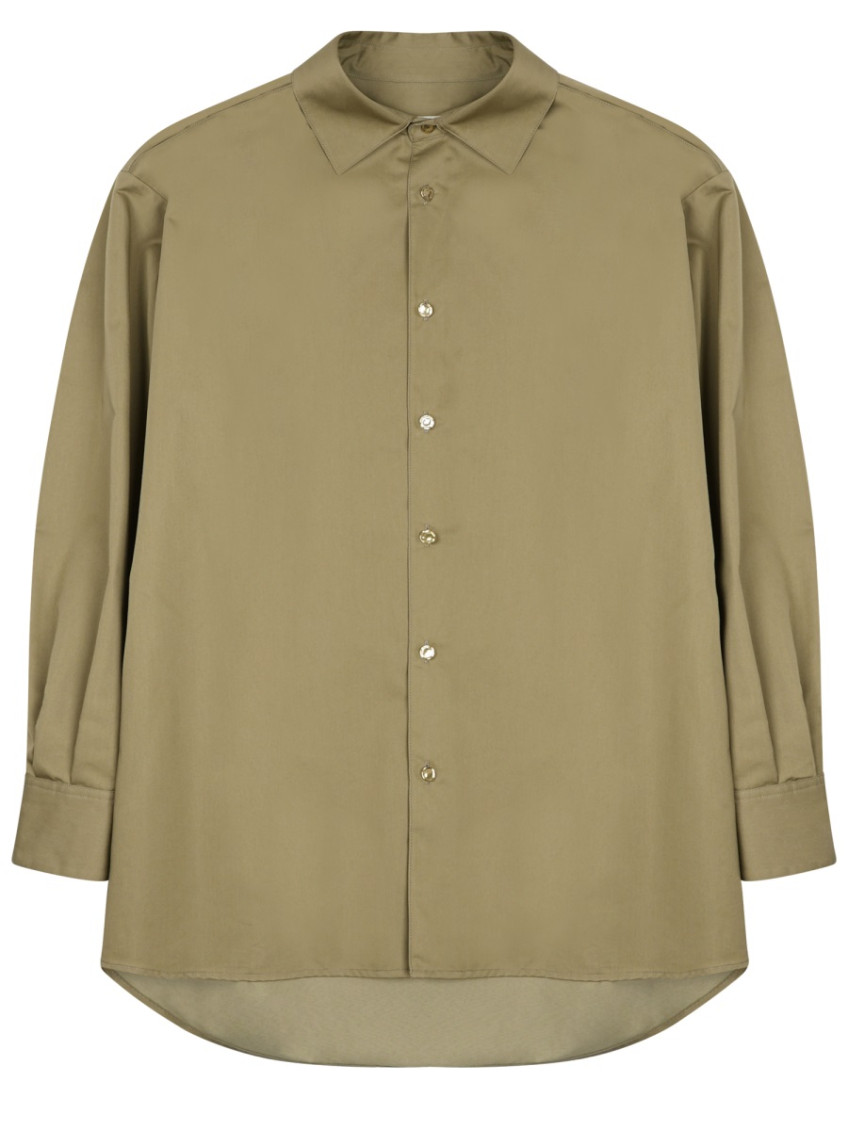Keanu Shirt In Green Cotton