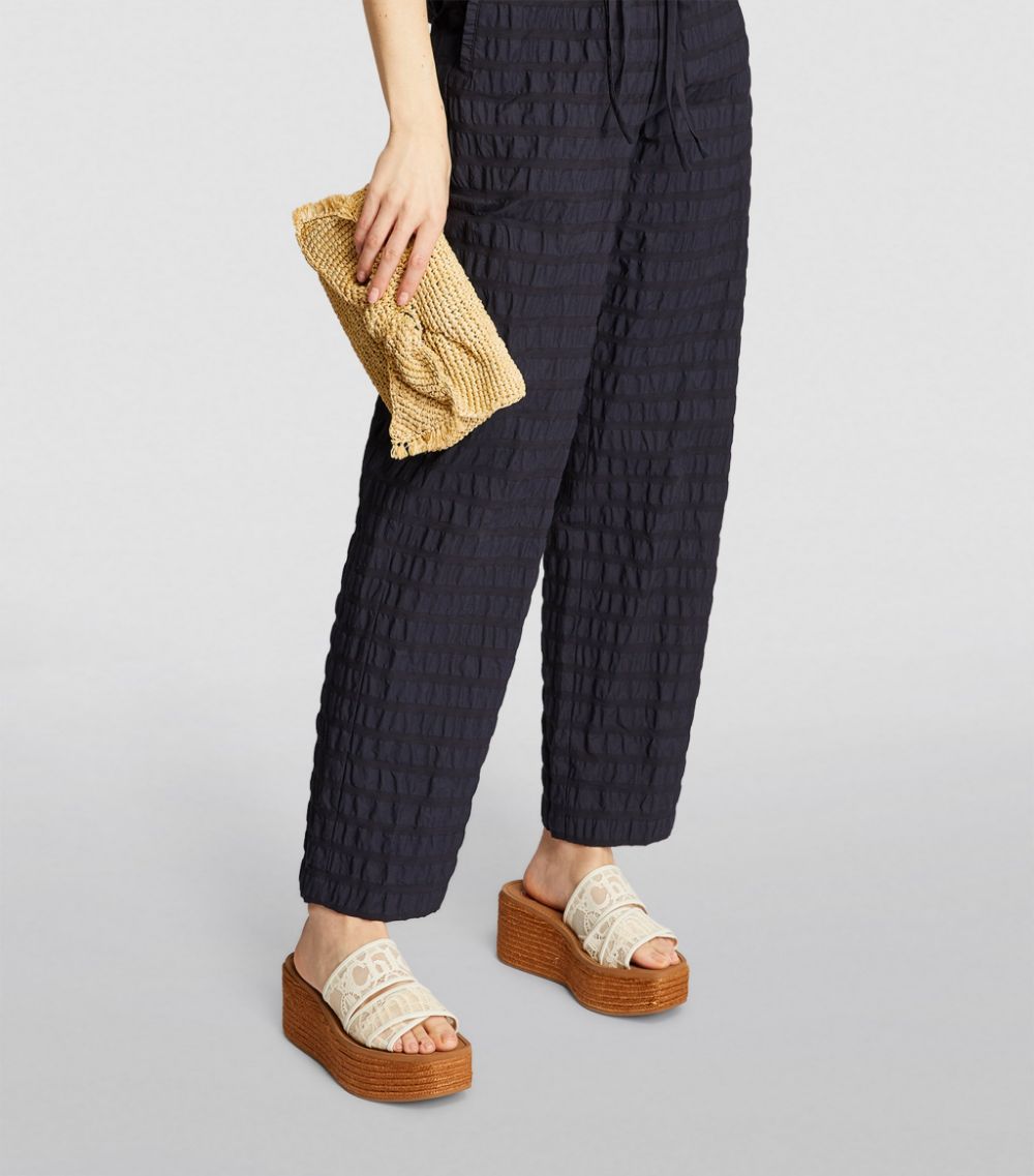 Raffia Bow Clutch