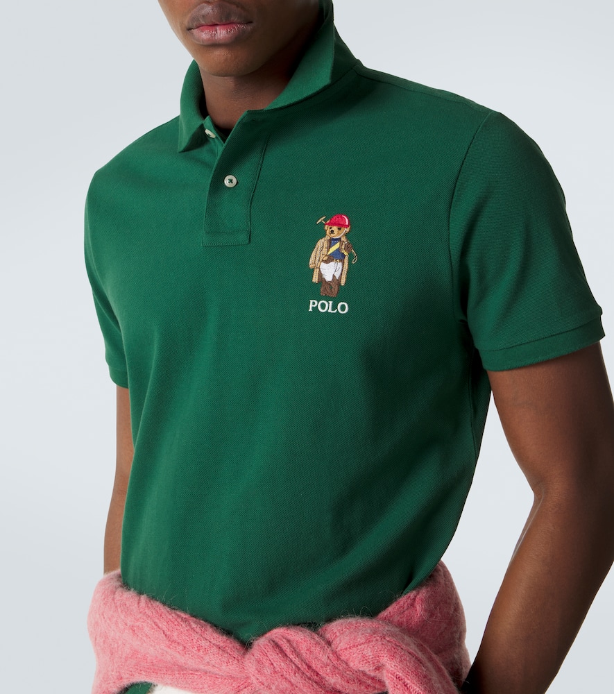 Polo Bear cotton piqué polo shirt