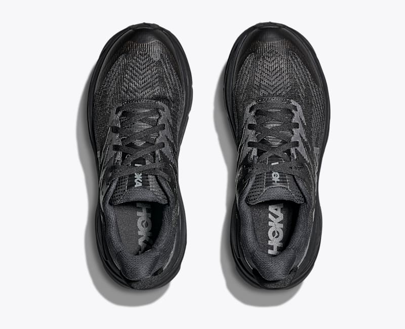 HOKA Women's Challenger 8 GTX Shoes in Black/Carbon Black