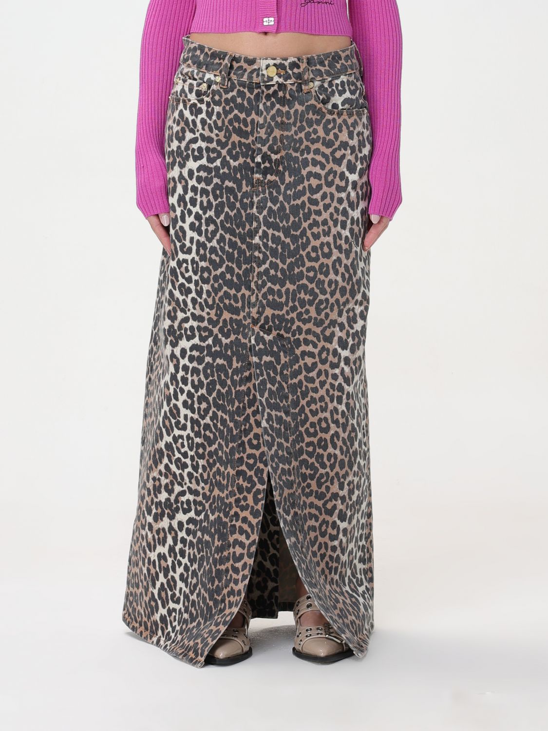 Skirt Woman color Brown