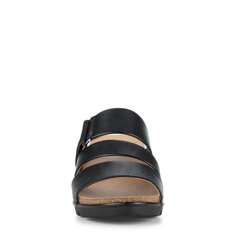 Women's Michi Wedge Sandals (Black)