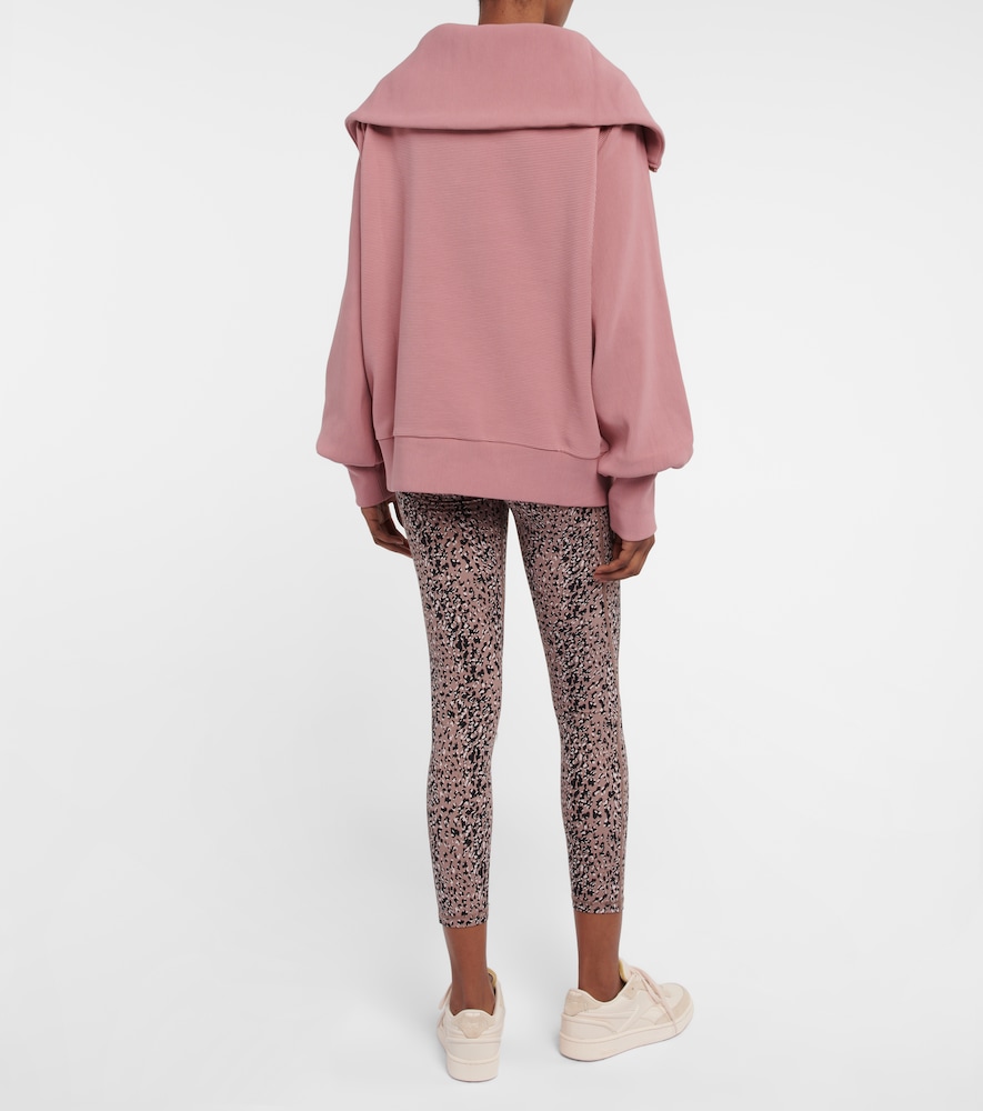 Vine ribbed-knit sweater