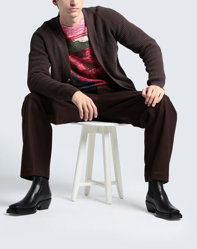 Dunhill Man Sweater Fuchsia Size S Wool