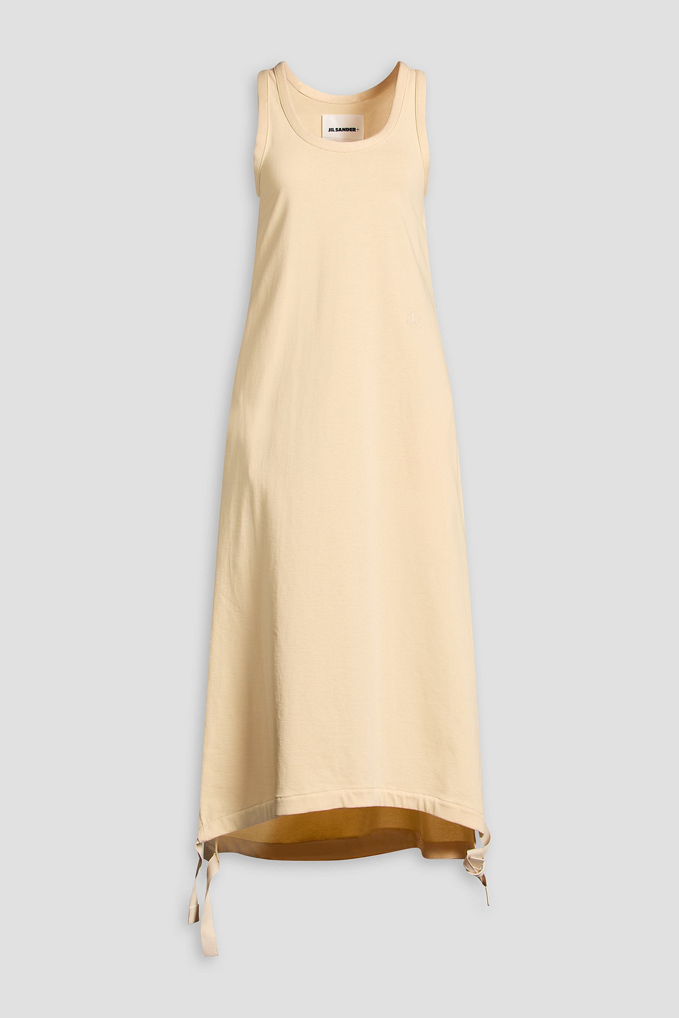 Cotton-jersey maxi dress - White - XS