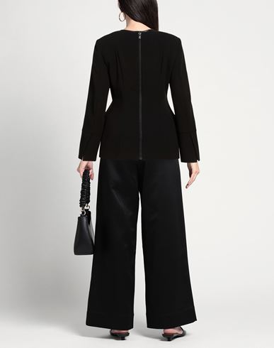 Woman Top Black Size 2 Polyester, Rayon, Elastane