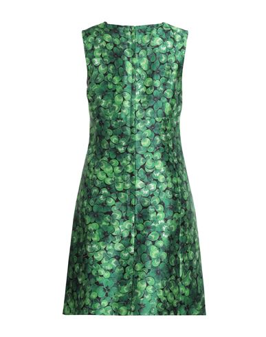 Woman Mini dress Green Size 2 Silk