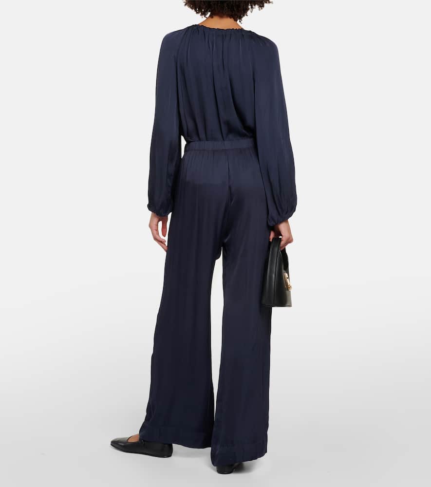 Livi satin wide-leg pants