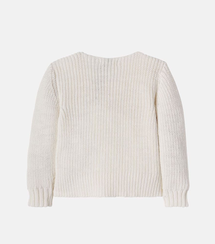 Baby Gertrudis cotton and linen cardigan