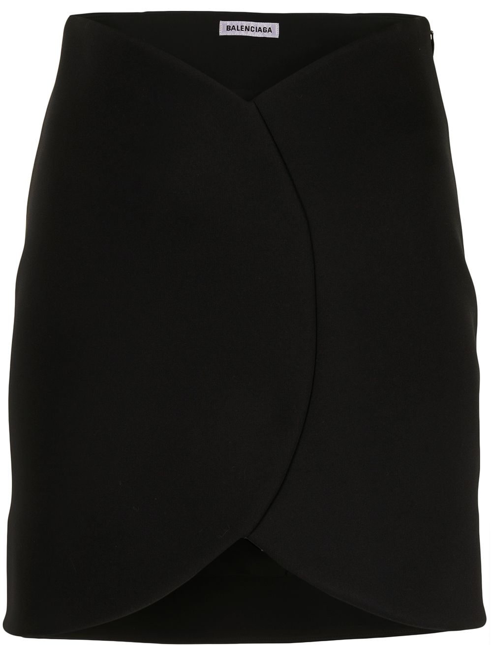 Circle Mini A-line skirt - Black
