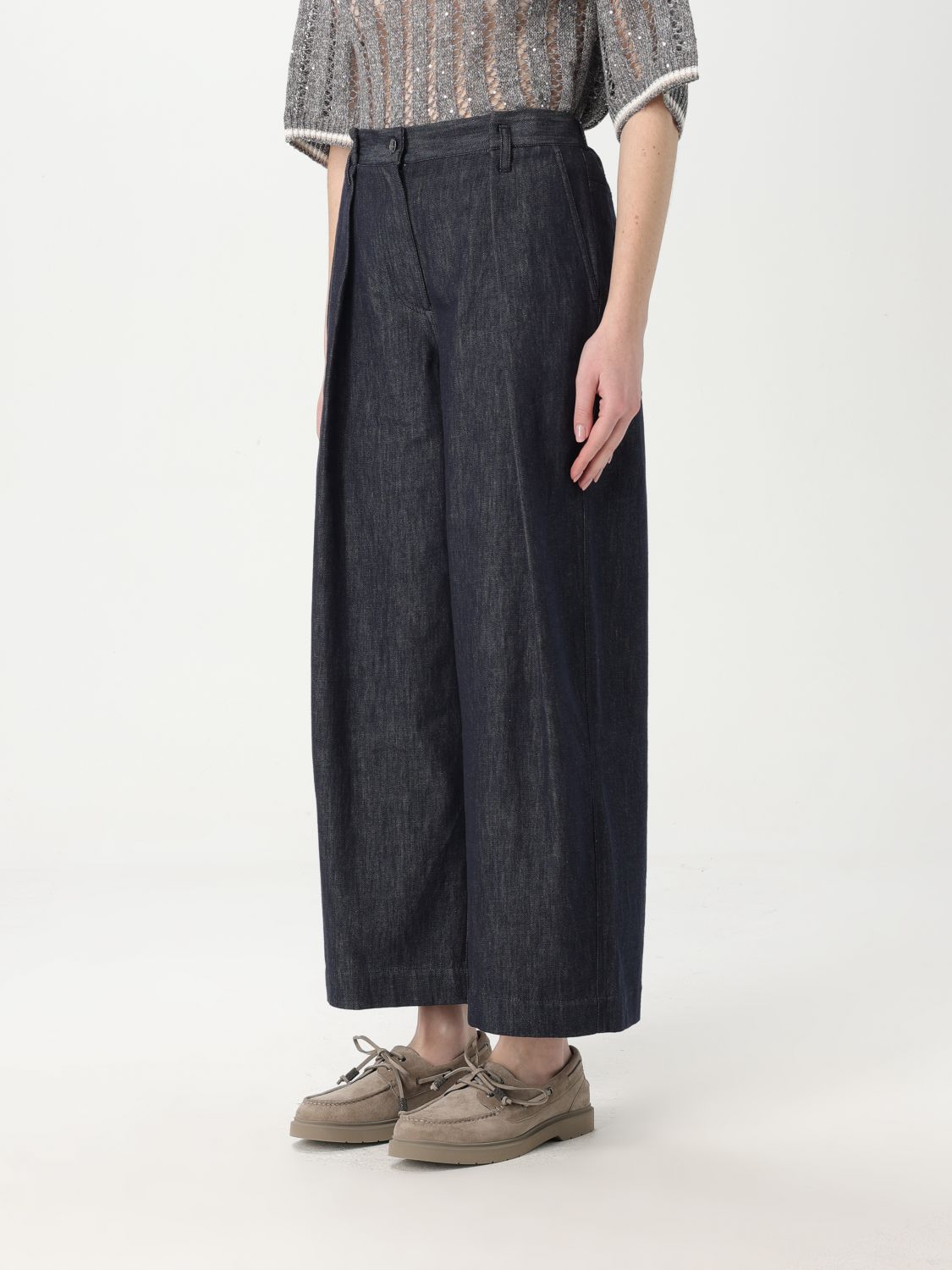 Pants Woman color Blue