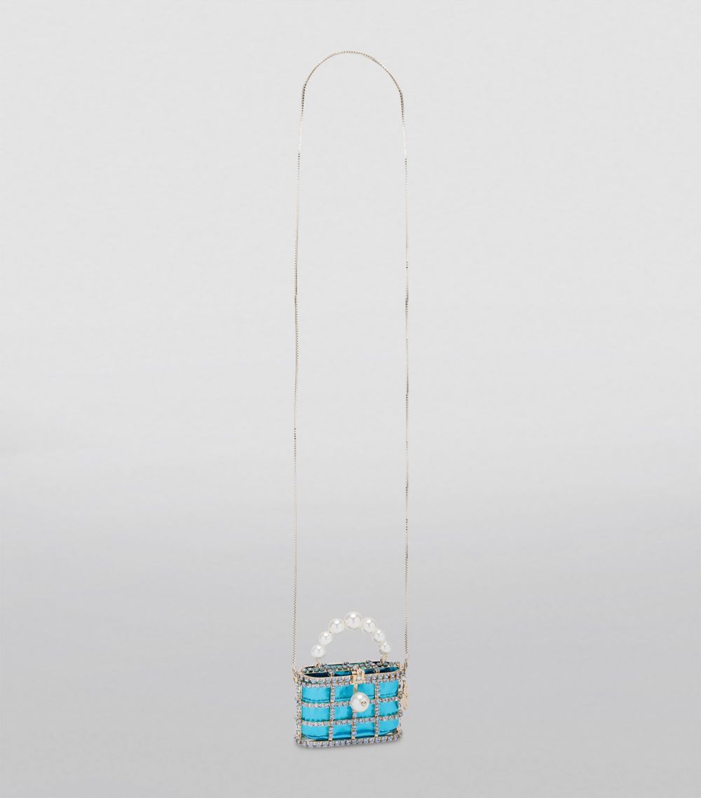 로산티카 여성 Mini Holli Cioccolato Top-Handle Bag