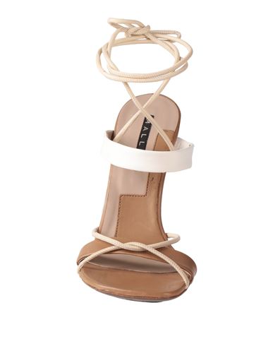 Woman Sandals Camel Size 10 Leather