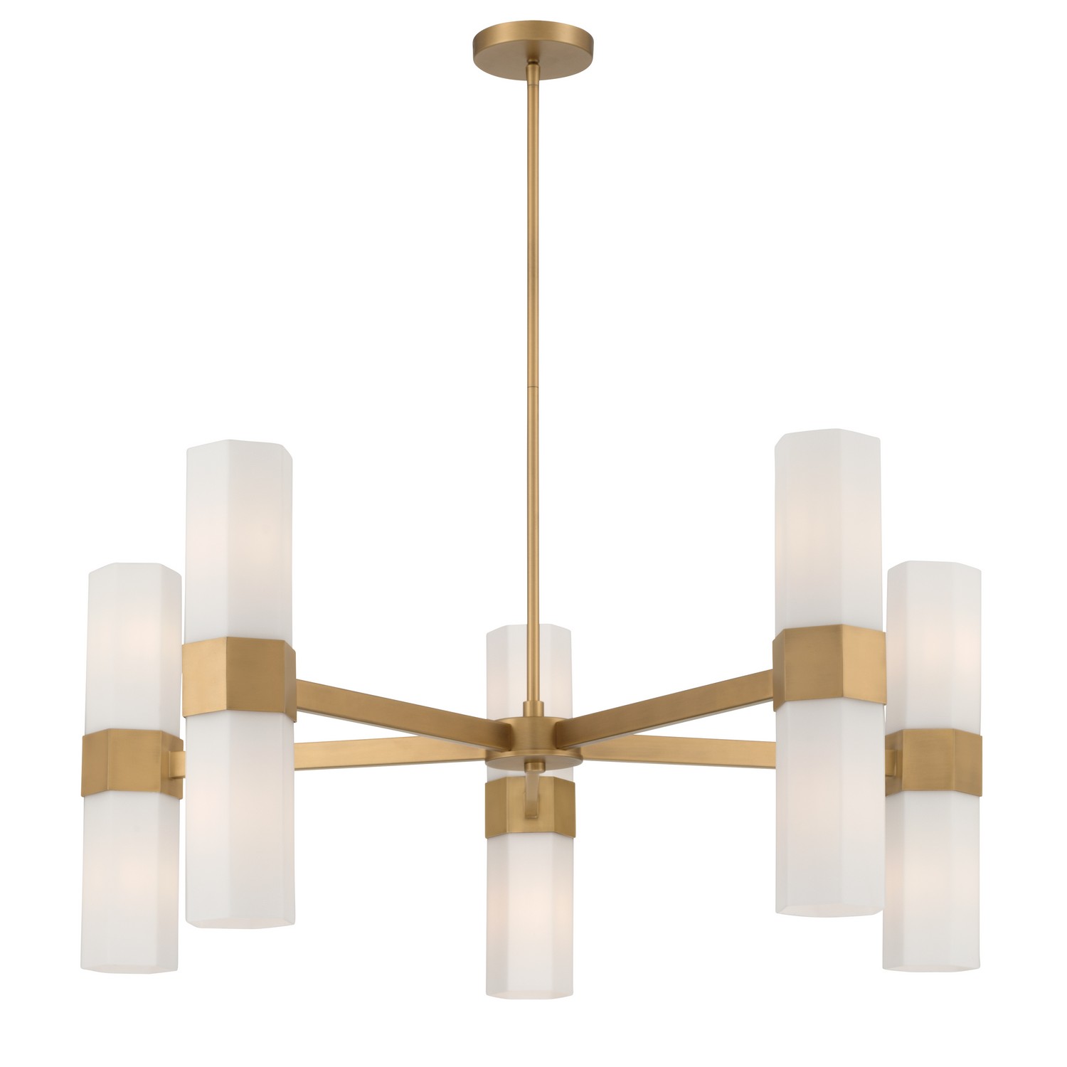 Legacy Brass Chandelier from the Delgada Collection