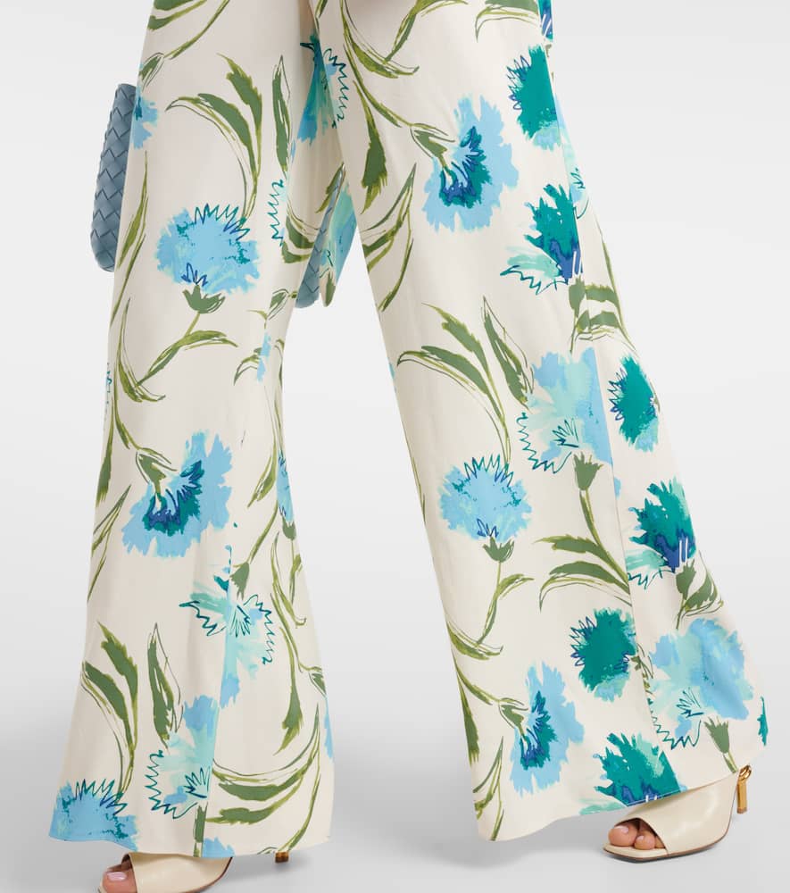 Diane von Furstenberg Cort floral halterneck jumpsuit