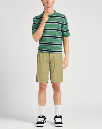 Man Shorts & Bermuda Shorts Military green Size 32 Cotton