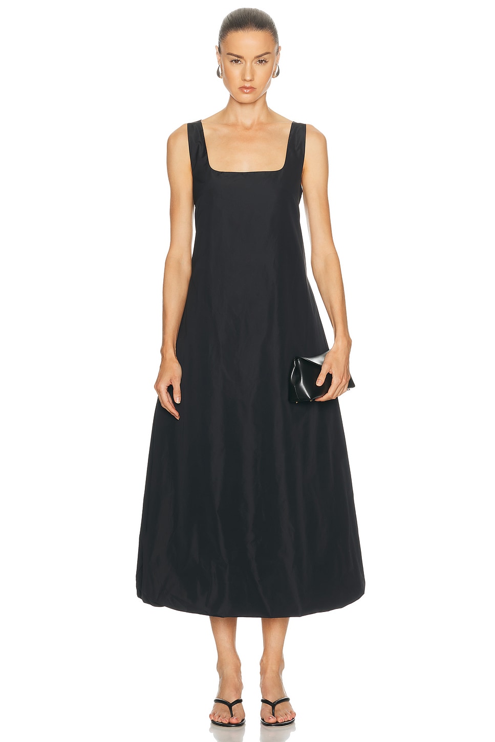 Rohe Technical Volume Maxi Dress in Black - Black. 36 also