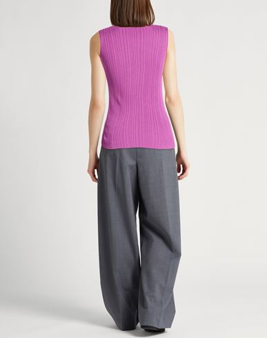 Woman Sweater Mauve Size M Silk, Paper