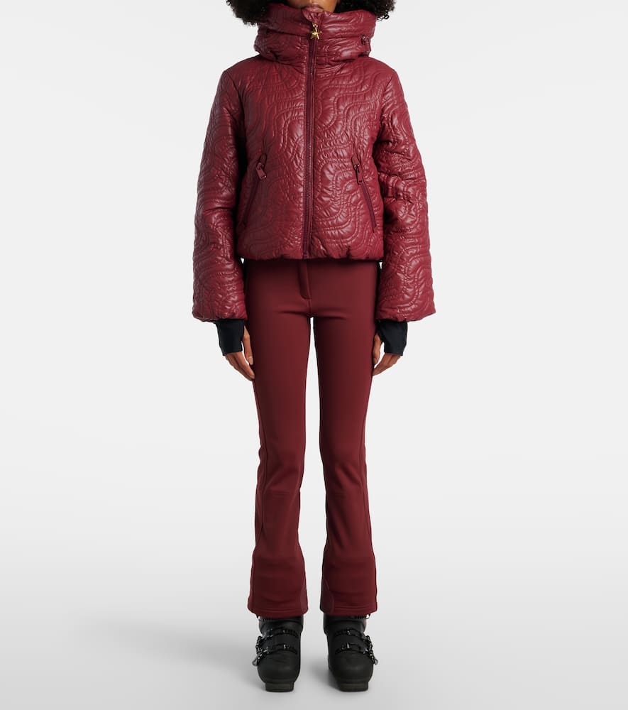 Solaria quilted down ski jacket
