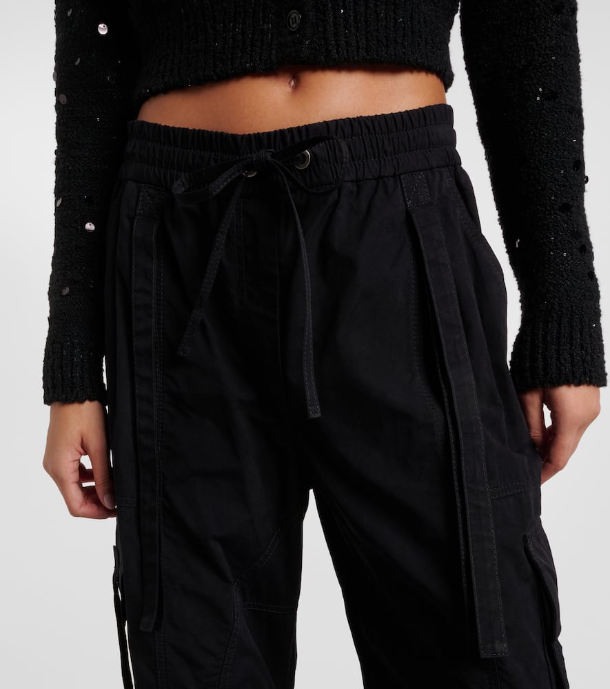Mid-rise cargo pants