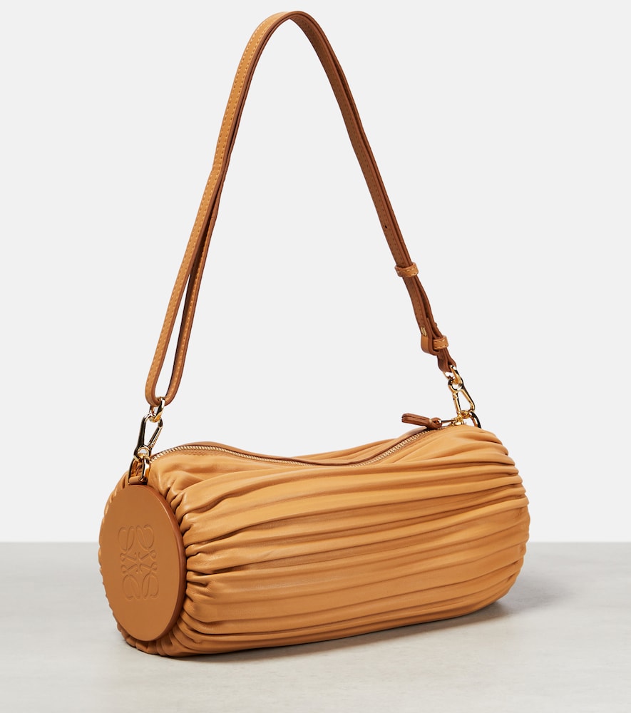Loewe Bracelet pleated leather shoulder bag