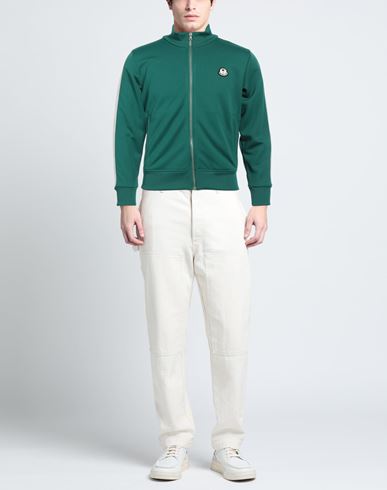 Man Sweatshirt Emerald green Size XXS Polyester