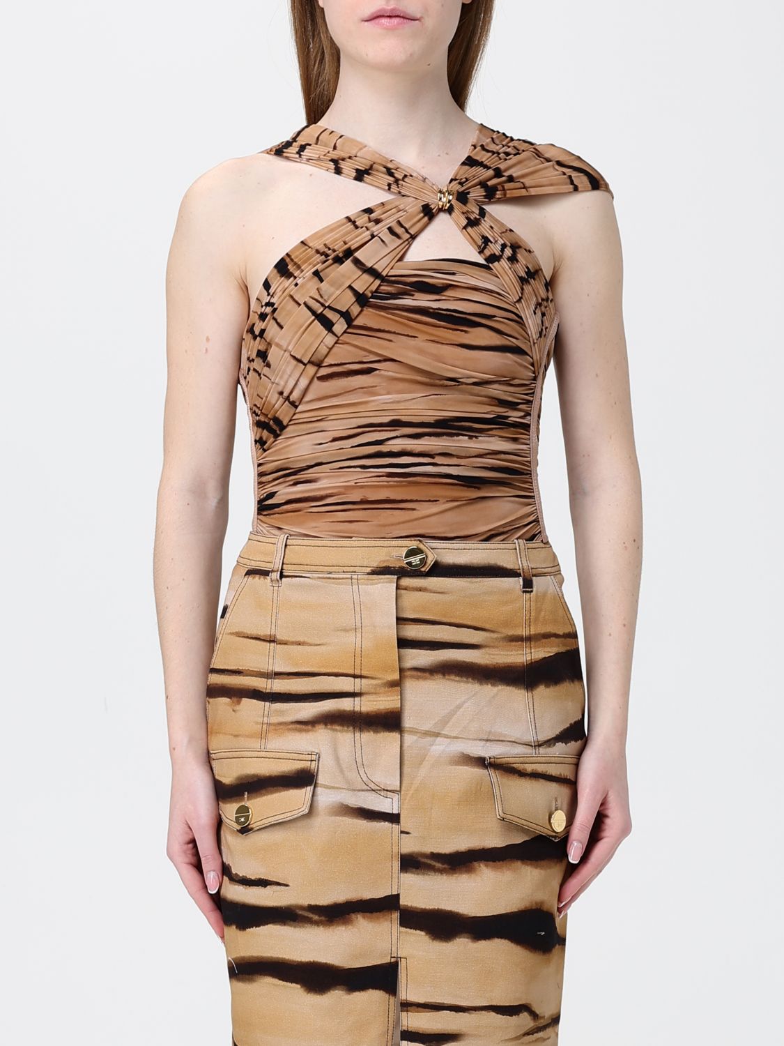 Top Woman color Camel