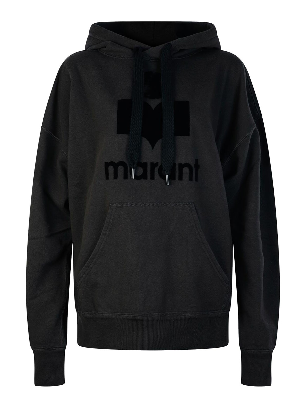 Black Cotton Sweatshirt