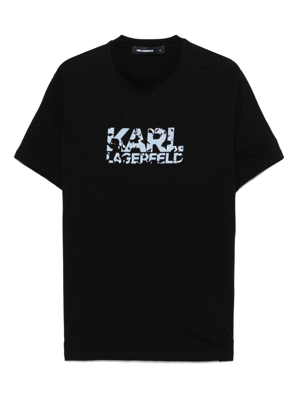 Karl Lagerfeld logo-print T-shirt - Black