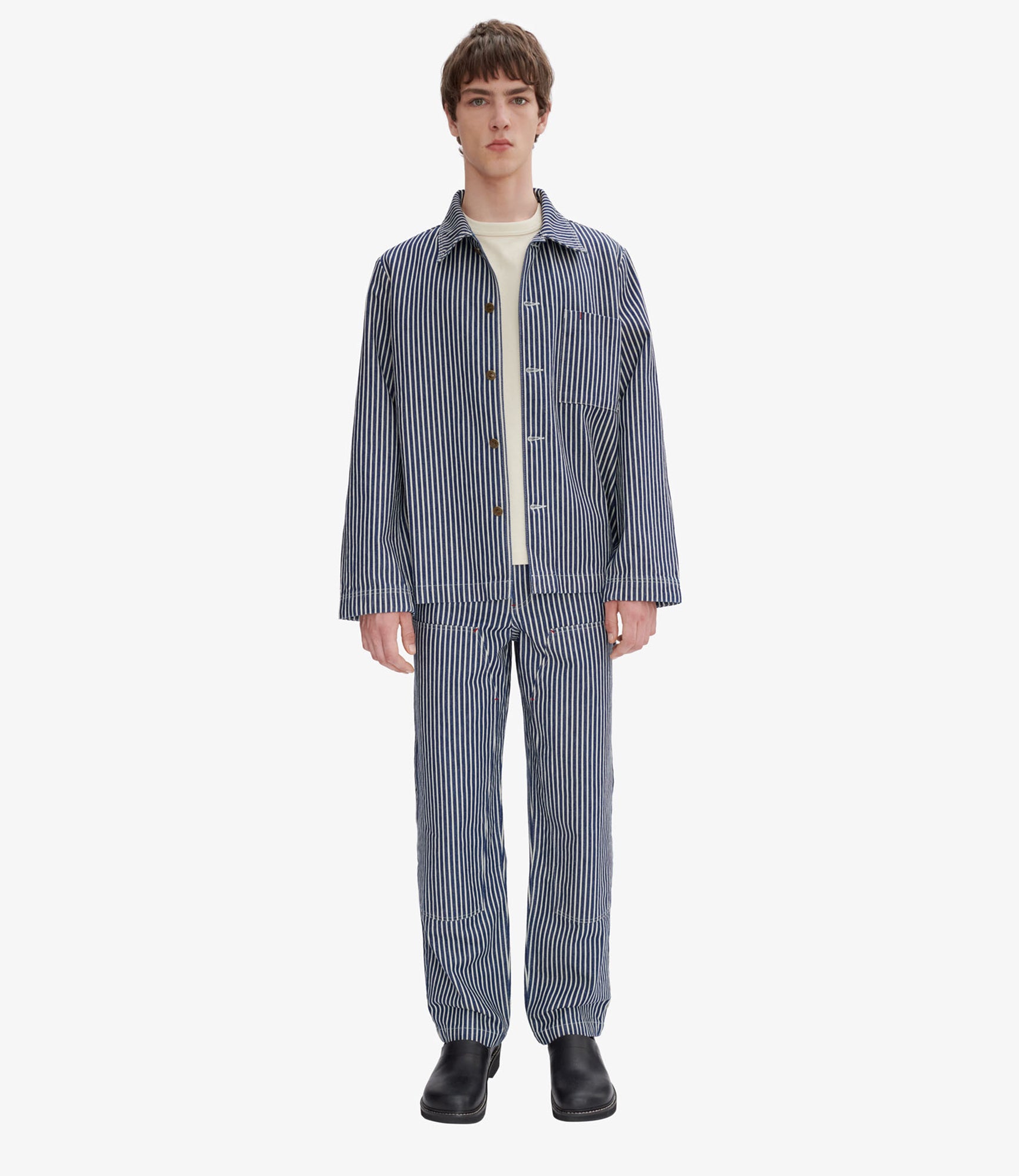 Gustav pants (M) TIC - Blue/white