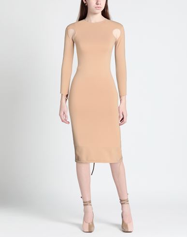 Andreādamo Woman Midi dress Sand