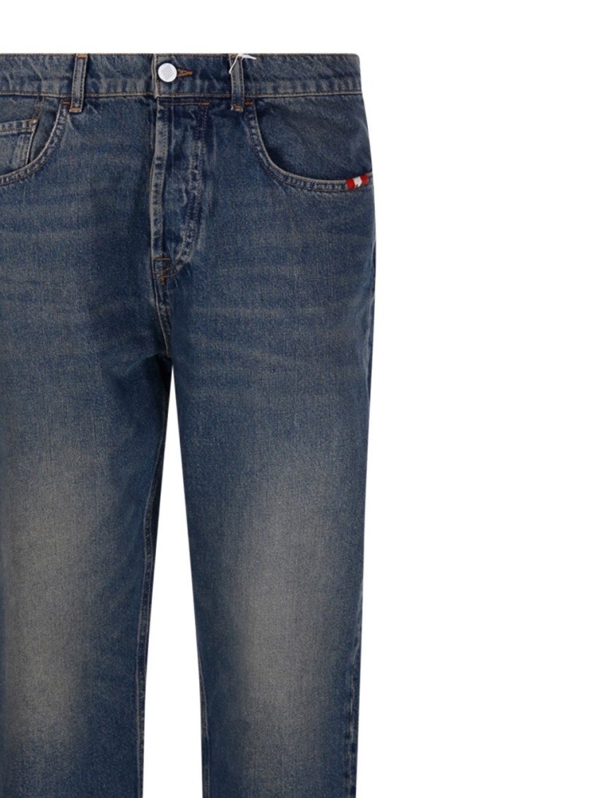 Blue Washed Slim Fit Jeans