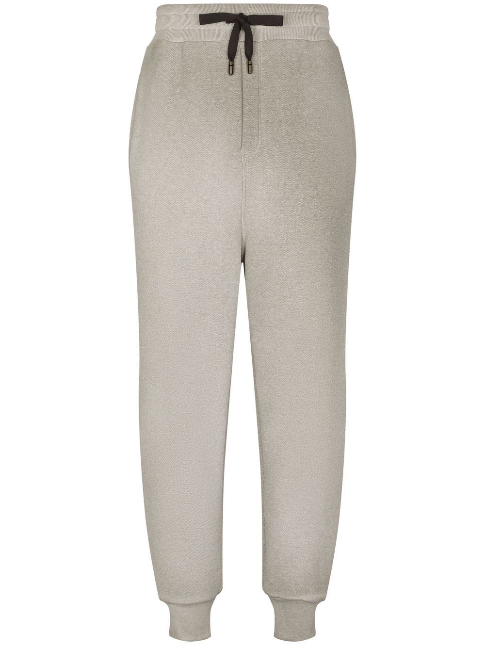 Crest-print track pants - Grey