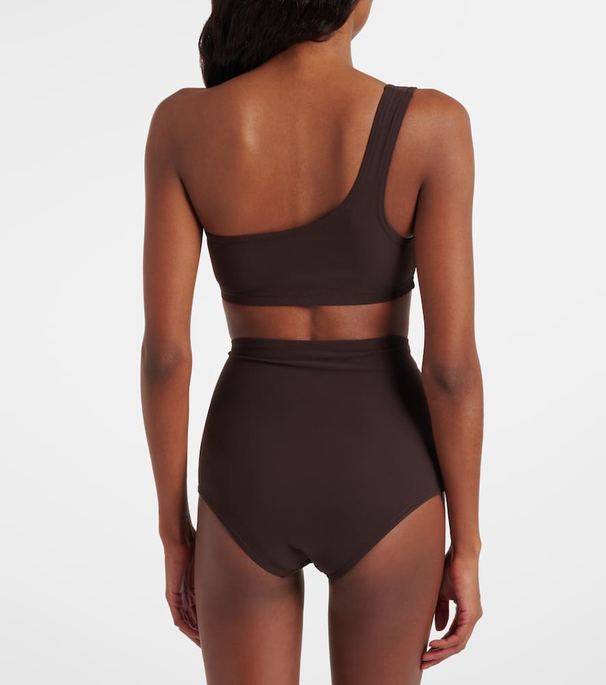 One-shoulder bikini top