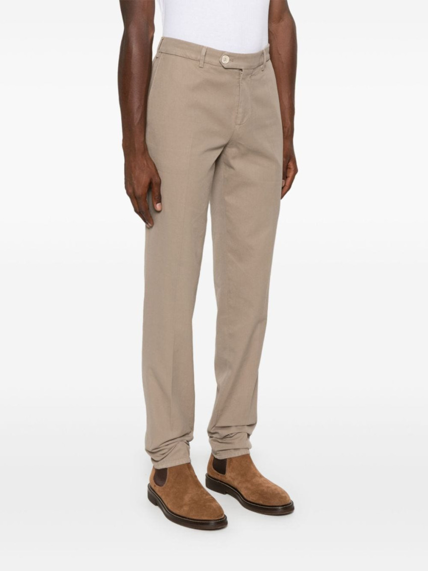 Slim-fit trousers - Brown