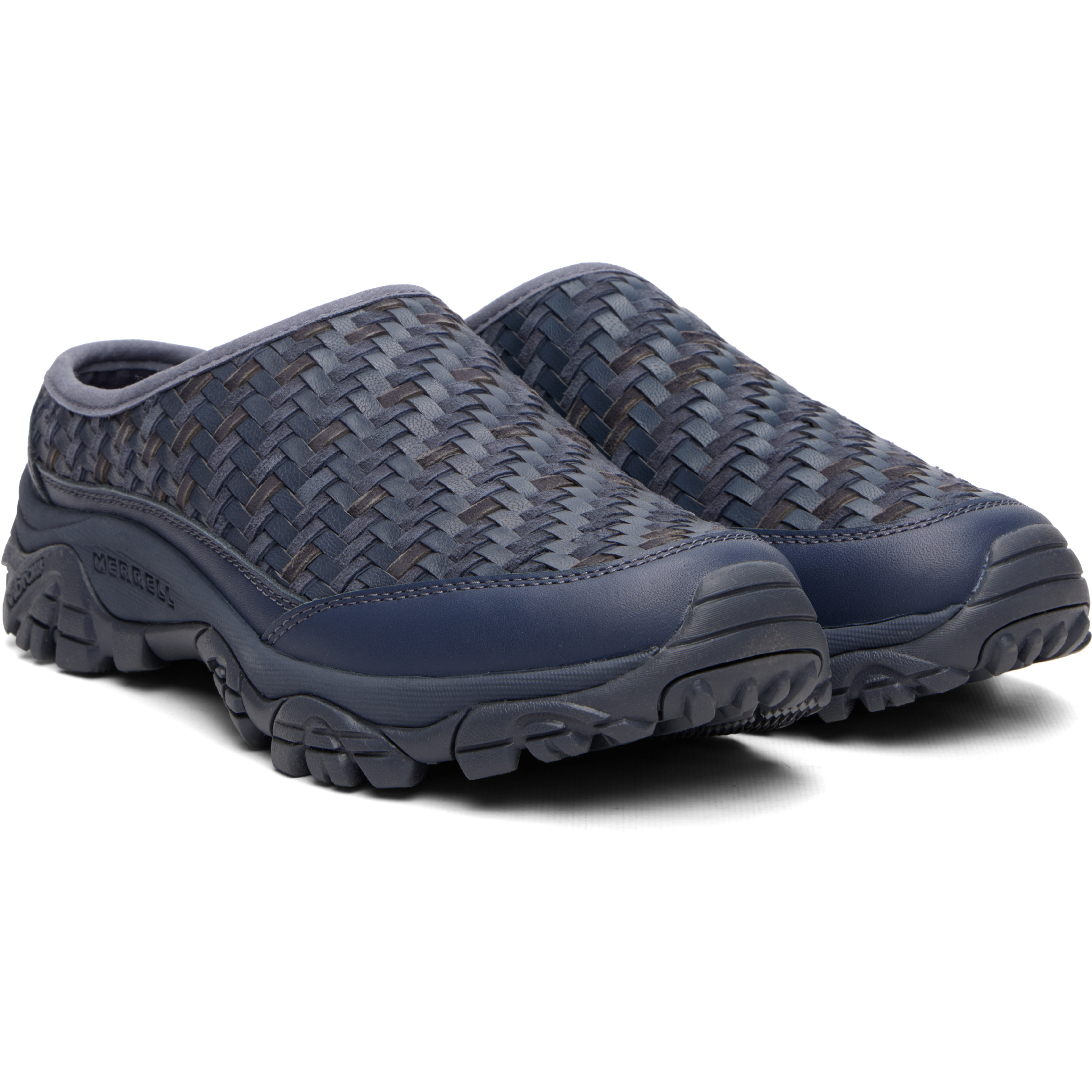 Gray Moab 2 Leather Slide Flats