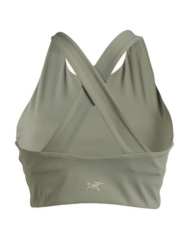 Woman Top Military green Size 8 Nylon, Elastane