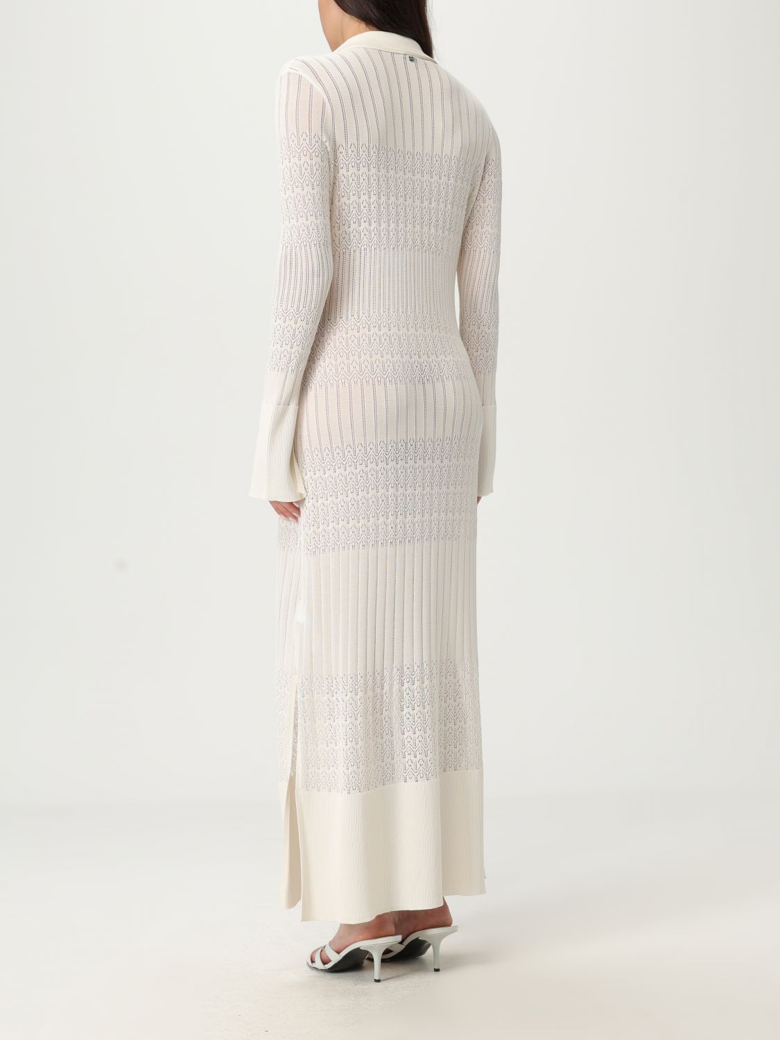 BOSS V-neck dress - White