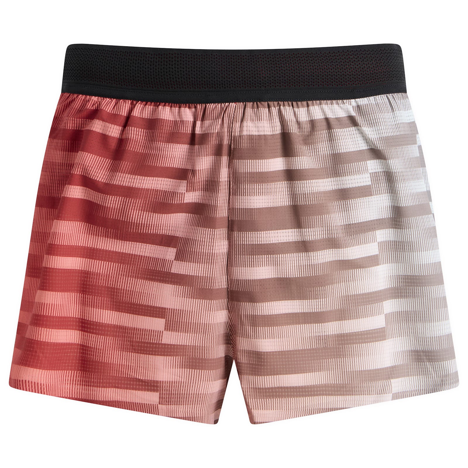 Men's Men’s Split Shorts Uneven Horizontal Gradient/Poppy Multi