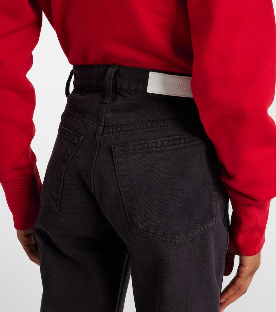 90s distressed high-rise straight jeans