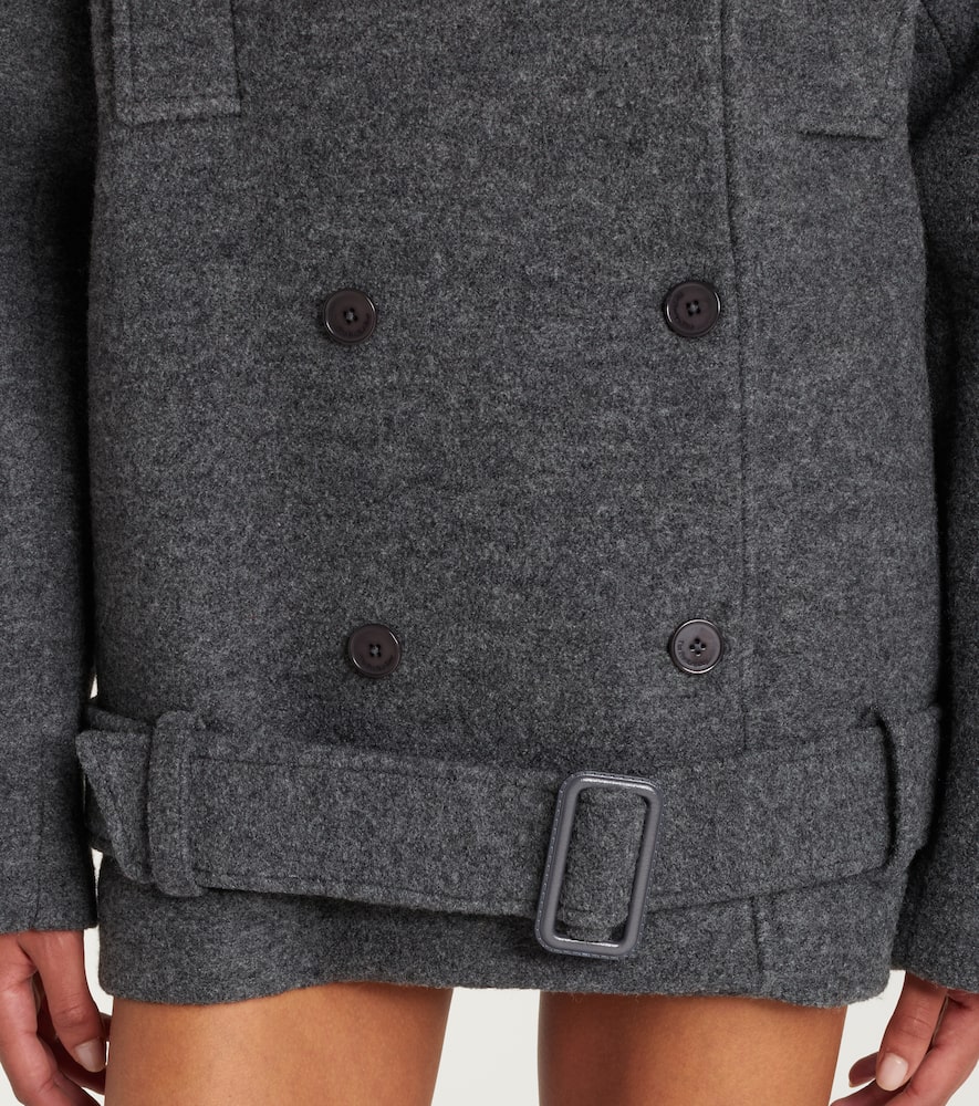Scothern virgin wool peacoat