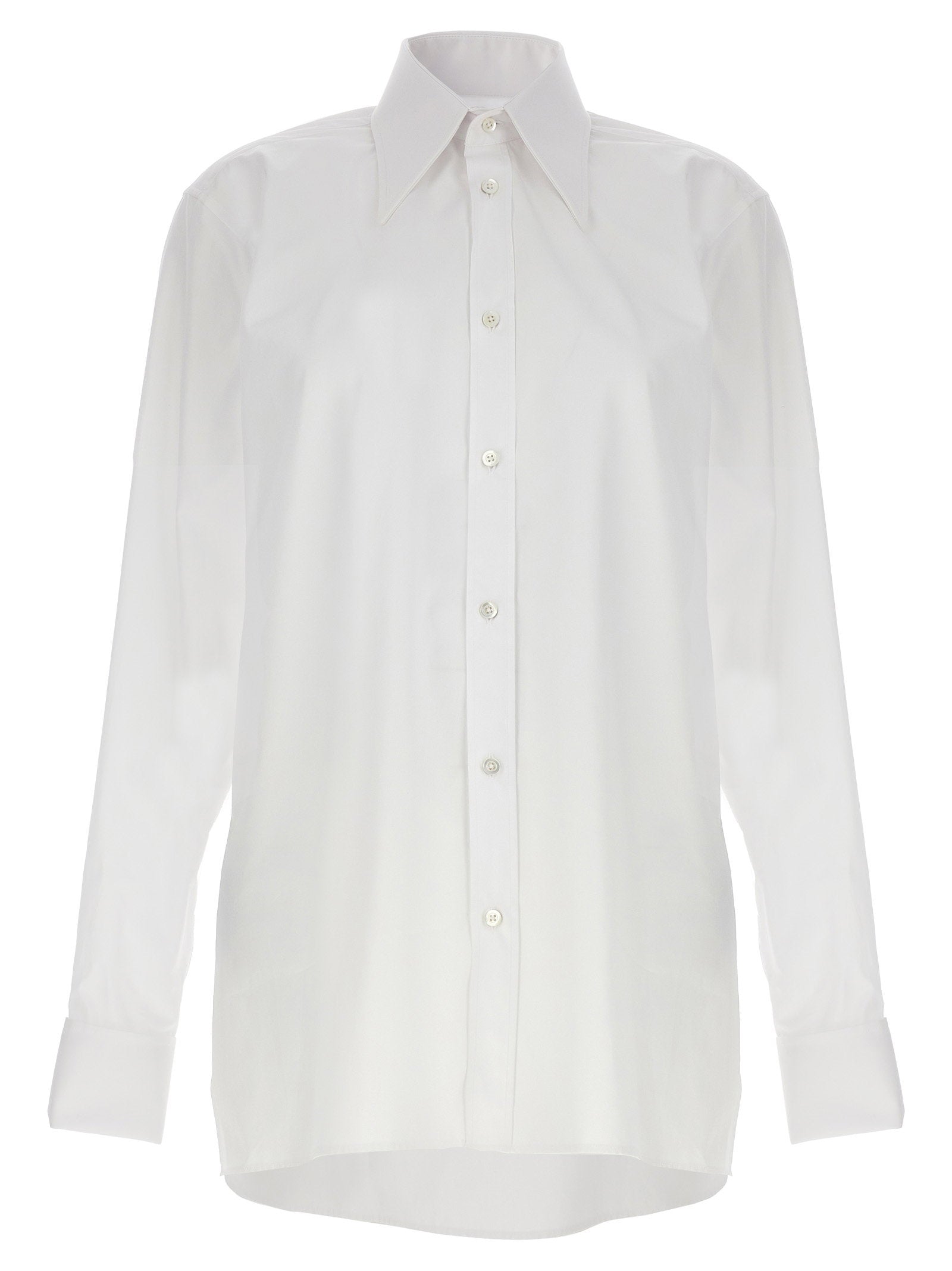 Cotton Poplin Shirt — White