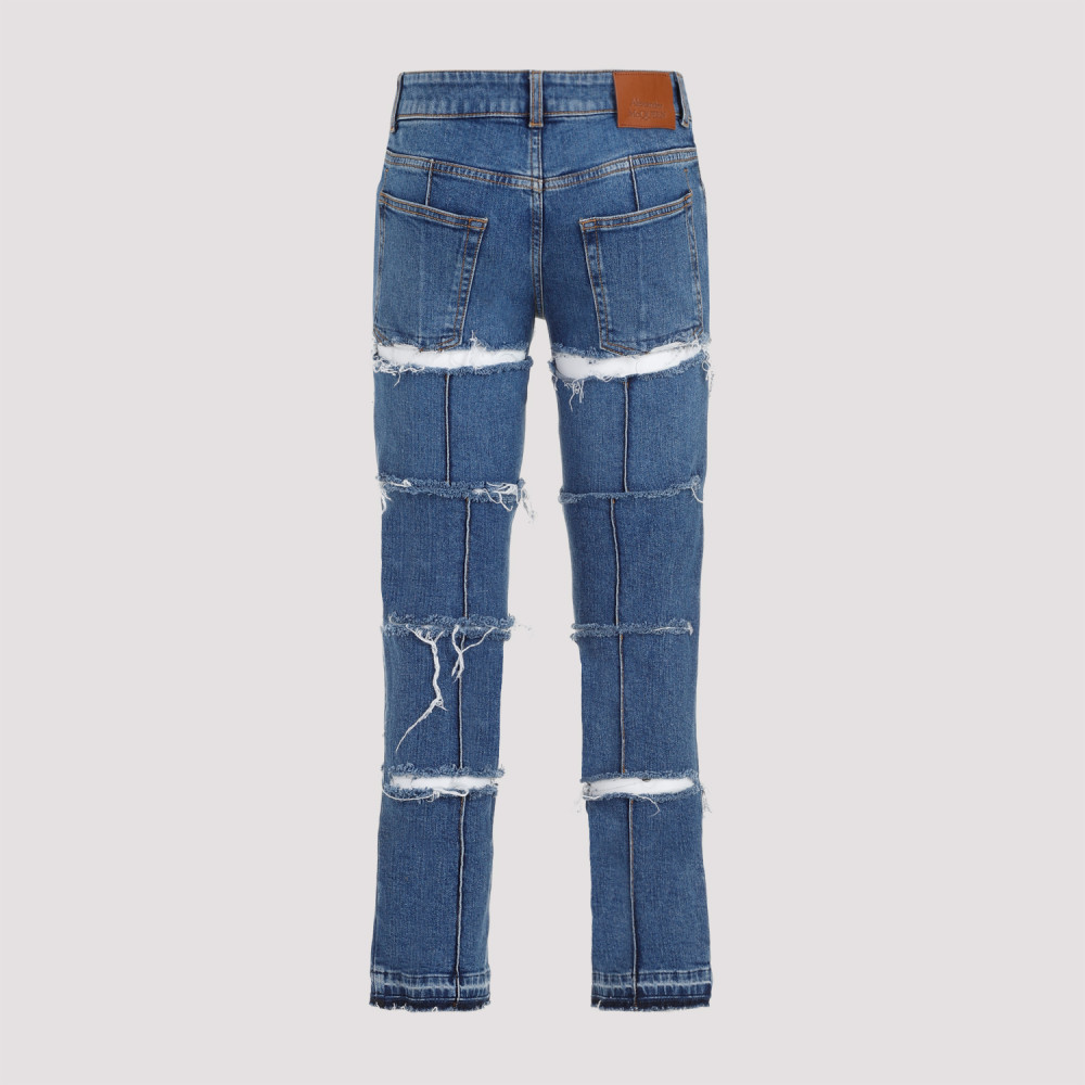 Denim Blue Stone Wash Jeans