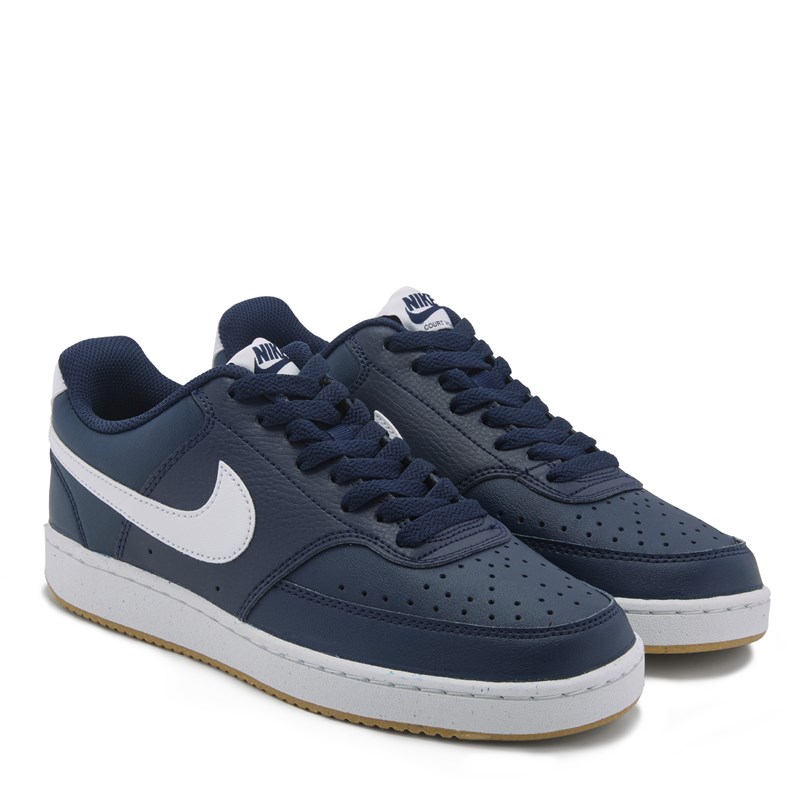 Men's Court Vision Low Sneakers (Navy/Gum)